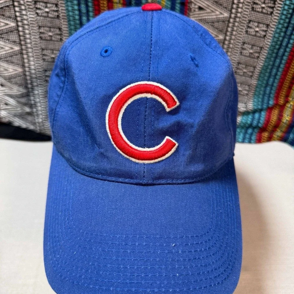 Chicago Cubs MLB Team Baseball Hat Blue‎ Red Adjustable Strapback Cap OSFM